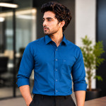 Men's Waterproof & Stain-Free Shirt – BRC Blue